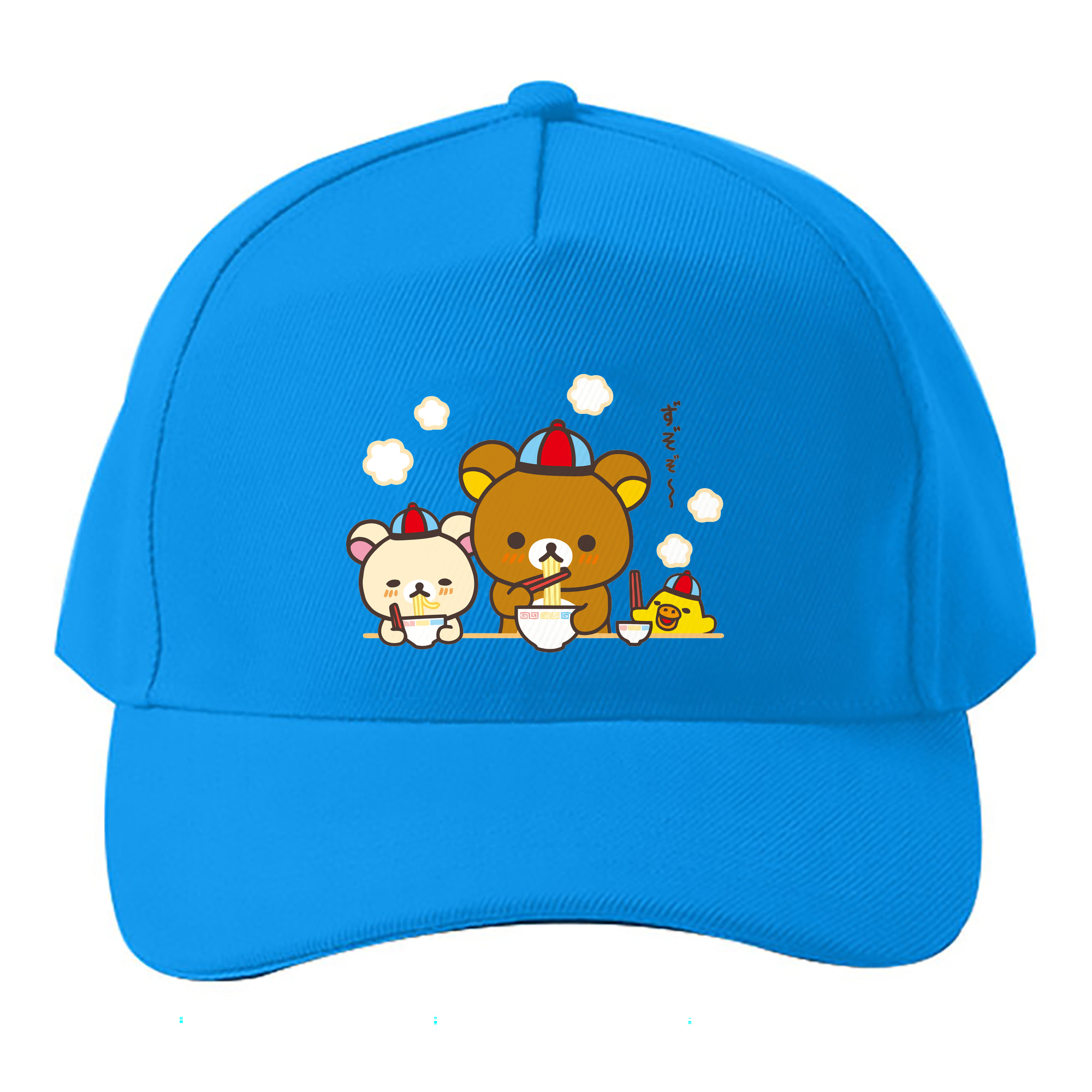 （画像用） リラックマ リラックマ キイロイトリ Rilakkuma Korilakkuma Kiiroitori ベースボールキャップ 綿100％ 男女兼用 帽子 スポーツ